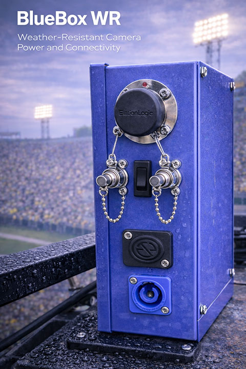 BlueBox WR weather resistant camera power and connectivity system