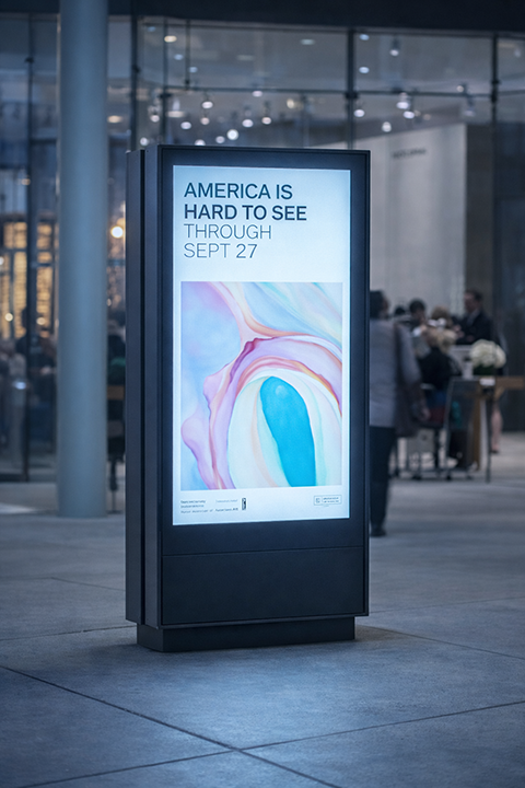 Free standing digital kiosk